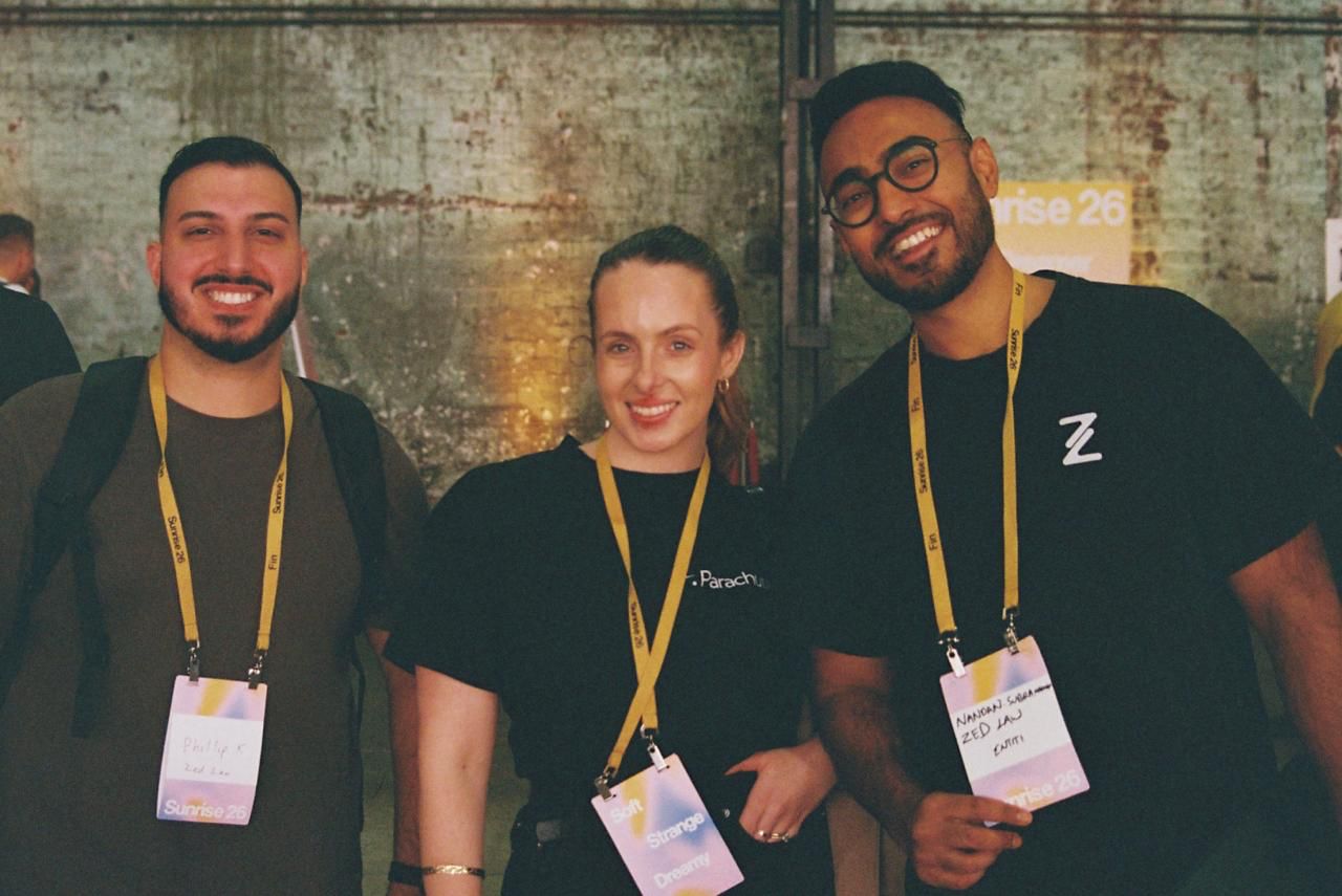 Zed Law team members at an industry conference